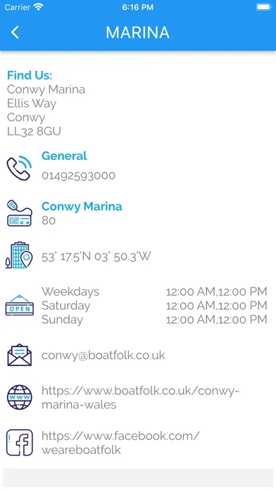 Ảnh chụp màn hình của Sail Conwy