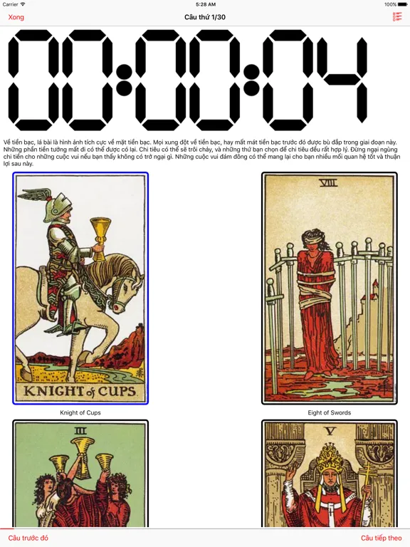 Tarot Certificate iPad  سکرین شاٹس