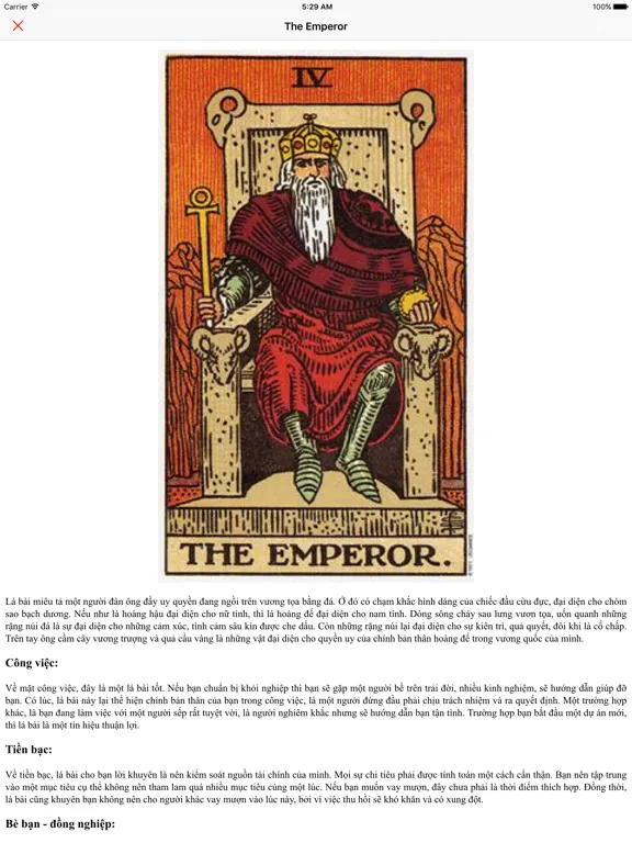 Tarot Certificate iPad  سکرین شاٹس