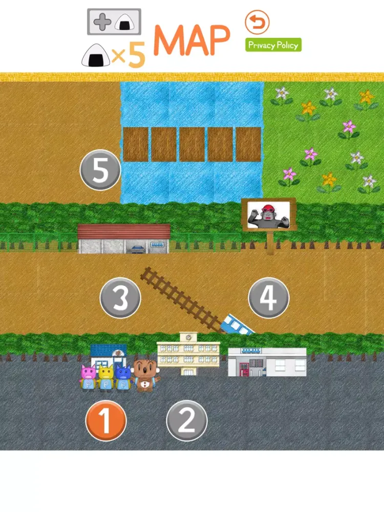 ภาพหน้าจอของ Okoachan Picnic Game iPad 