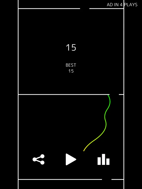 Scrolling Snake - Hard Game iPad 应用截图