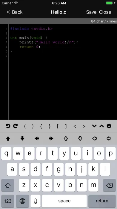 Screenshot di Text editor-PWEditor