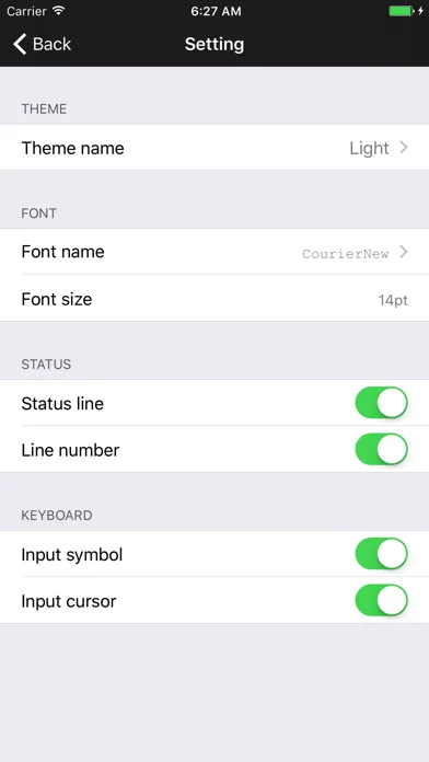 Screenshot di Text editor-PWEditor