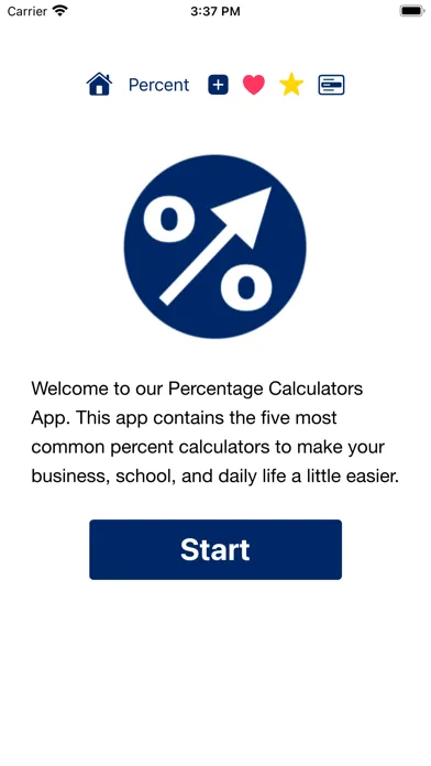 Percent Calculators Ekran Görüntüleri