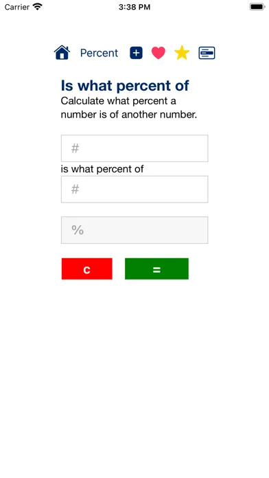 Percent Calculators Ekran Görüntüleri