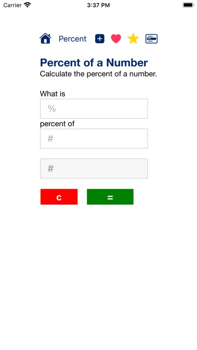Percent Calculators Ekran Görüntüleri