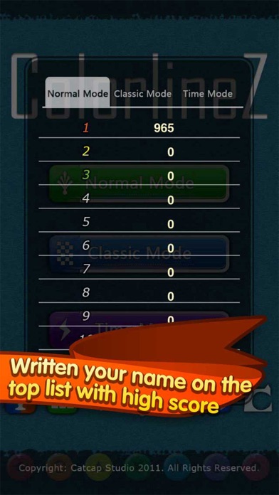 Colorlinez : FREE classical addictive lines game应用截图