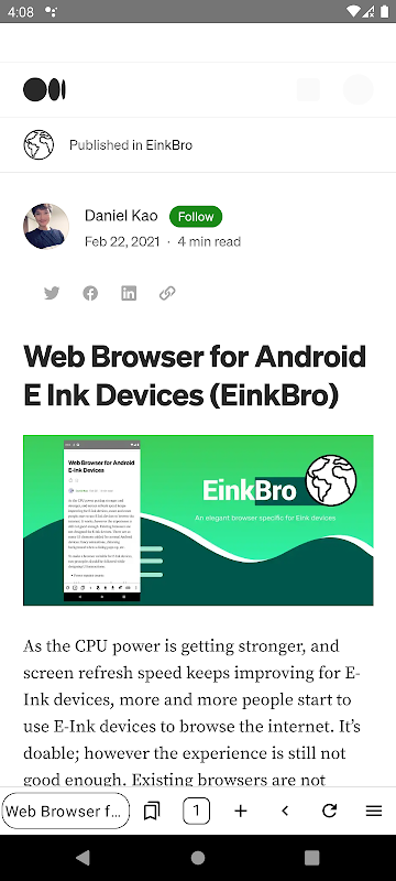 EinkBrodes captures d'écran de l'application10