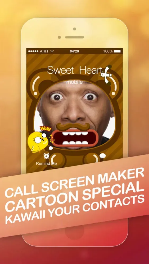 Call Screen Maker Pro - Cute Cartoon Special for iOS 8 سکرین شاٹس