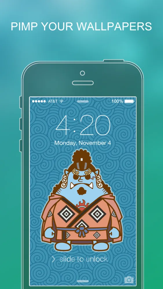 Pimp Your Wallpapers Pro - One Piece Special for iOS 7应用截图