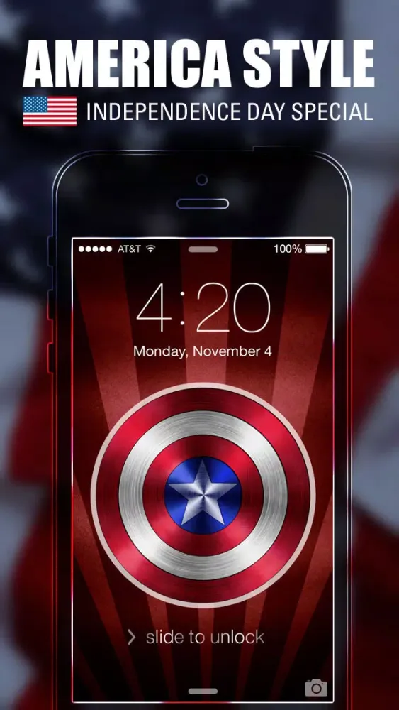Capturas de pantalla de Pimp Your Wallpapers Pro - America Style & Independence Day Special for iOS 7