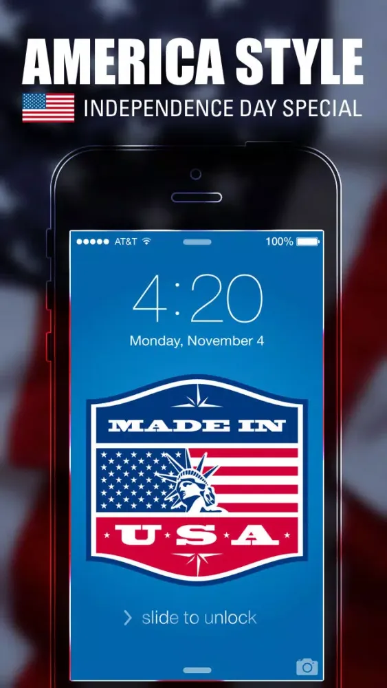 Capturas de pantalla de Pimp Your Wallpapers Pro - America Style & Independence Day Special for iOS 7