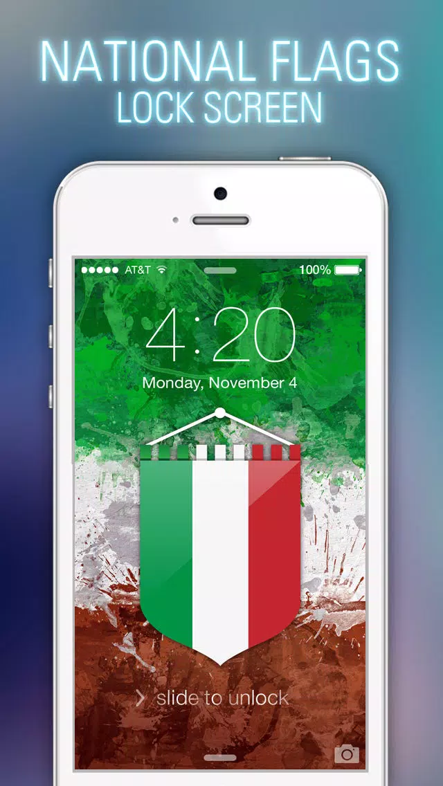 Pimp Your Wallpapers Pro - National Flags Special for iOS 7 Screenshots