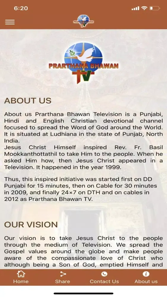 Zrzuty ekranu Prarthana Bhawan TV