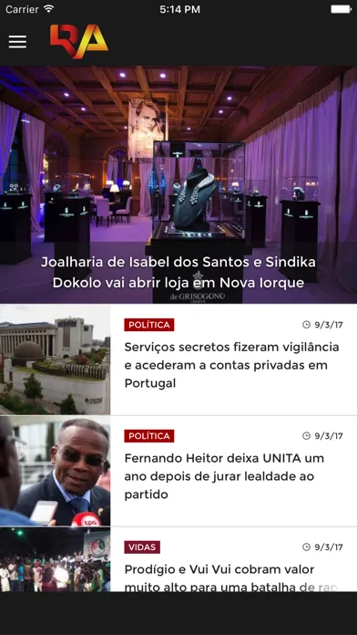 Rede Angola Ekran Görüntüleri