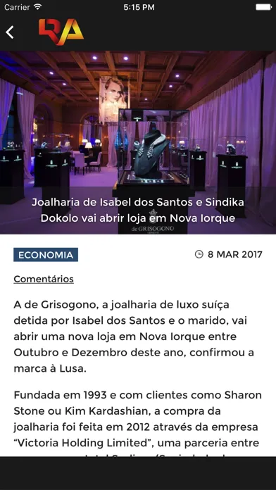 Rede Angola Ekran Görüntüleri