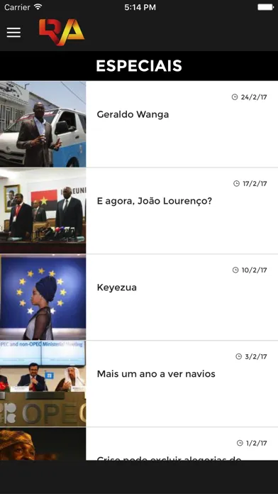 Rede Angola Ekran Görüntüleri