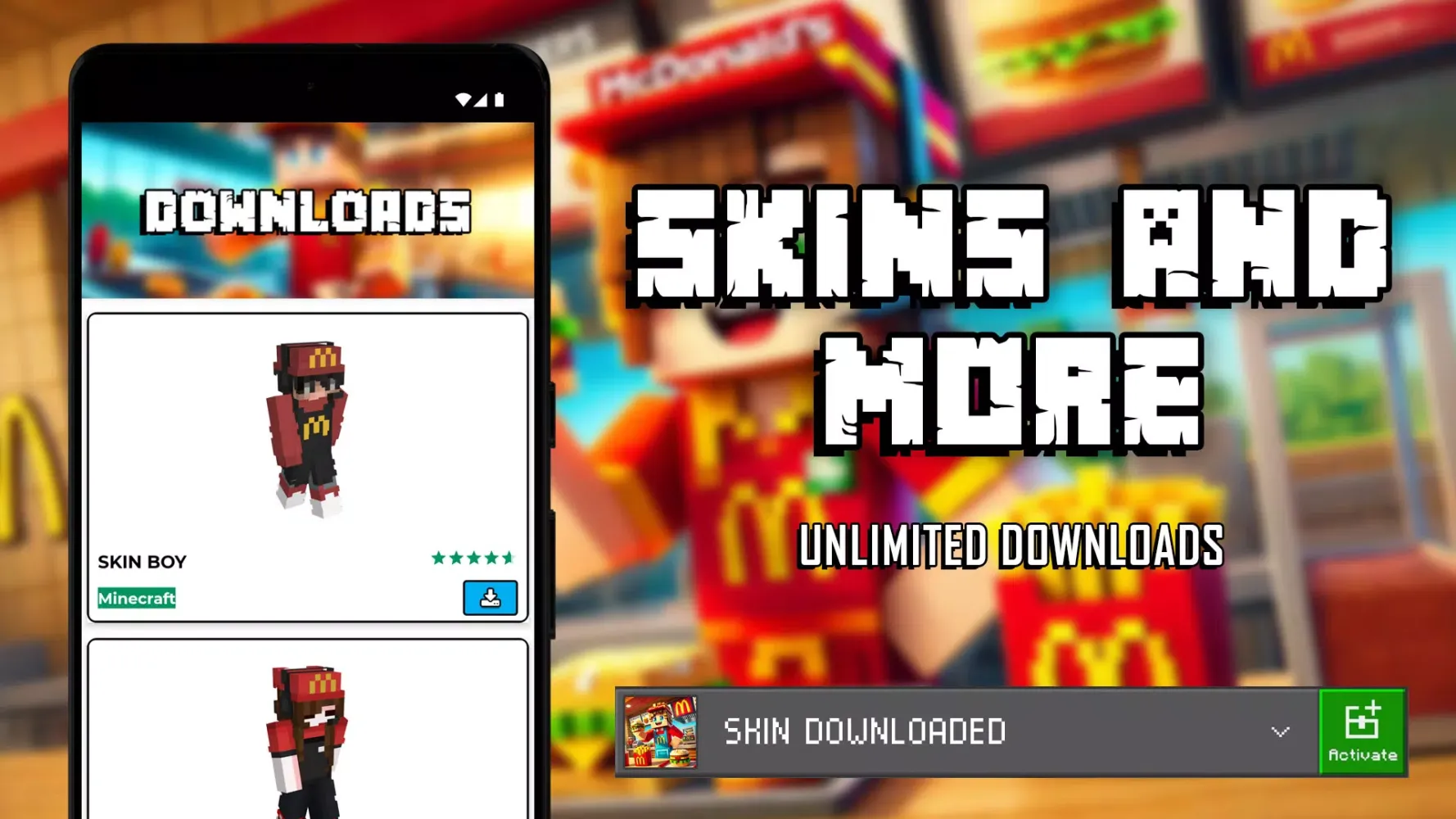 Mod of McDonald's in Minecraft Screenshots