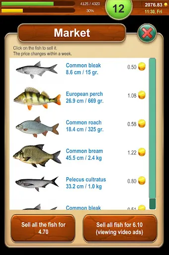 ภาพหน้าจอของ Fishing Baron - fishing game