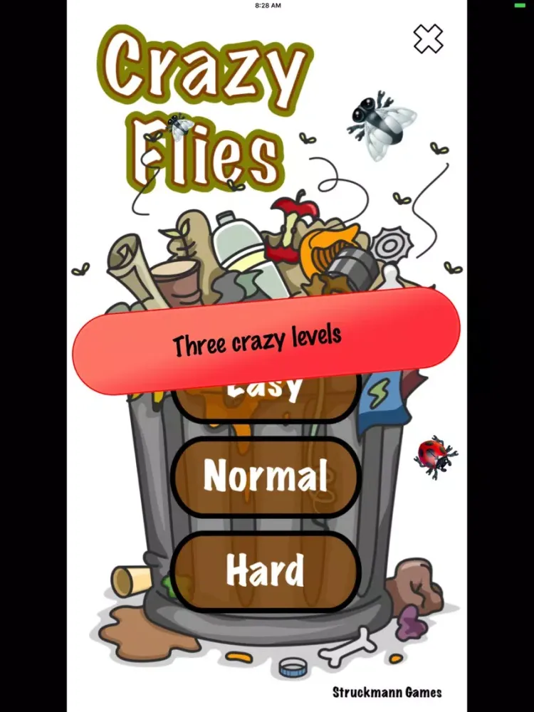 Ảnh chụp màn hình của Crazy Flies - Smasher iPad 