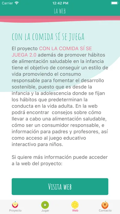 Con la comida SI se juega سکرین شاٹس