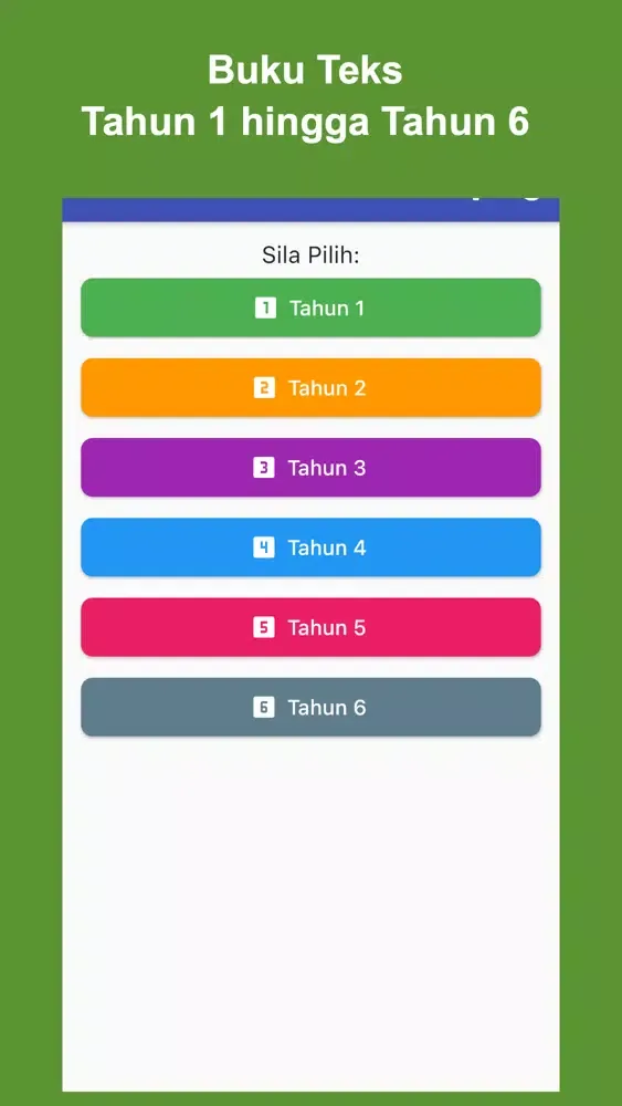 Tangkapan skrin Buku Teks KSSR SK Textbooks