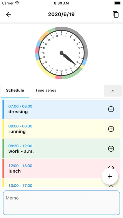 1day Schedule Screenshots