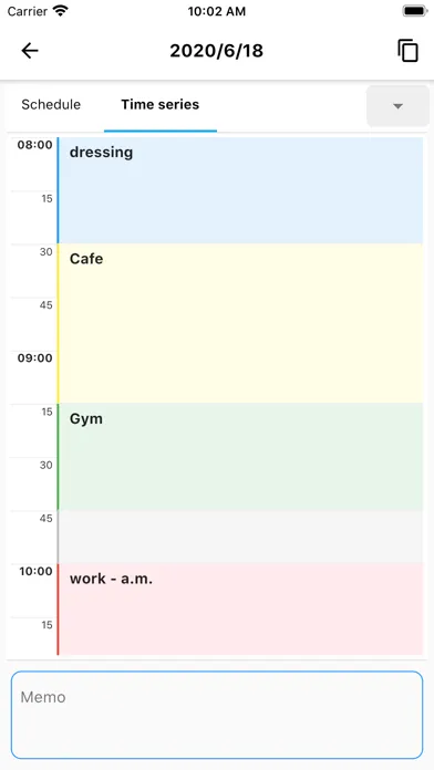 1day Schedule Screenshots