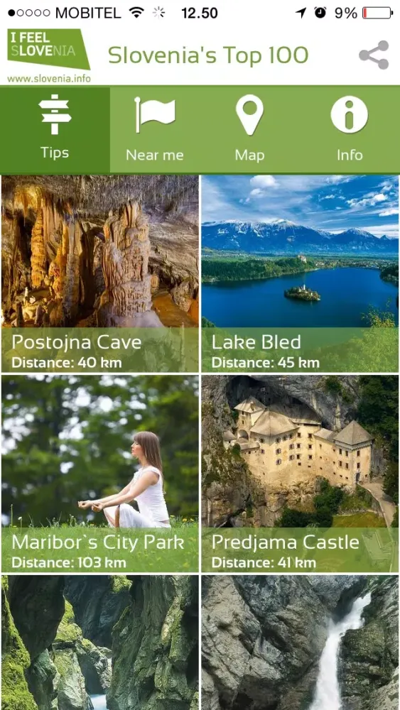 Slovenia's Top 100 for iPhone سکرین شاٹس