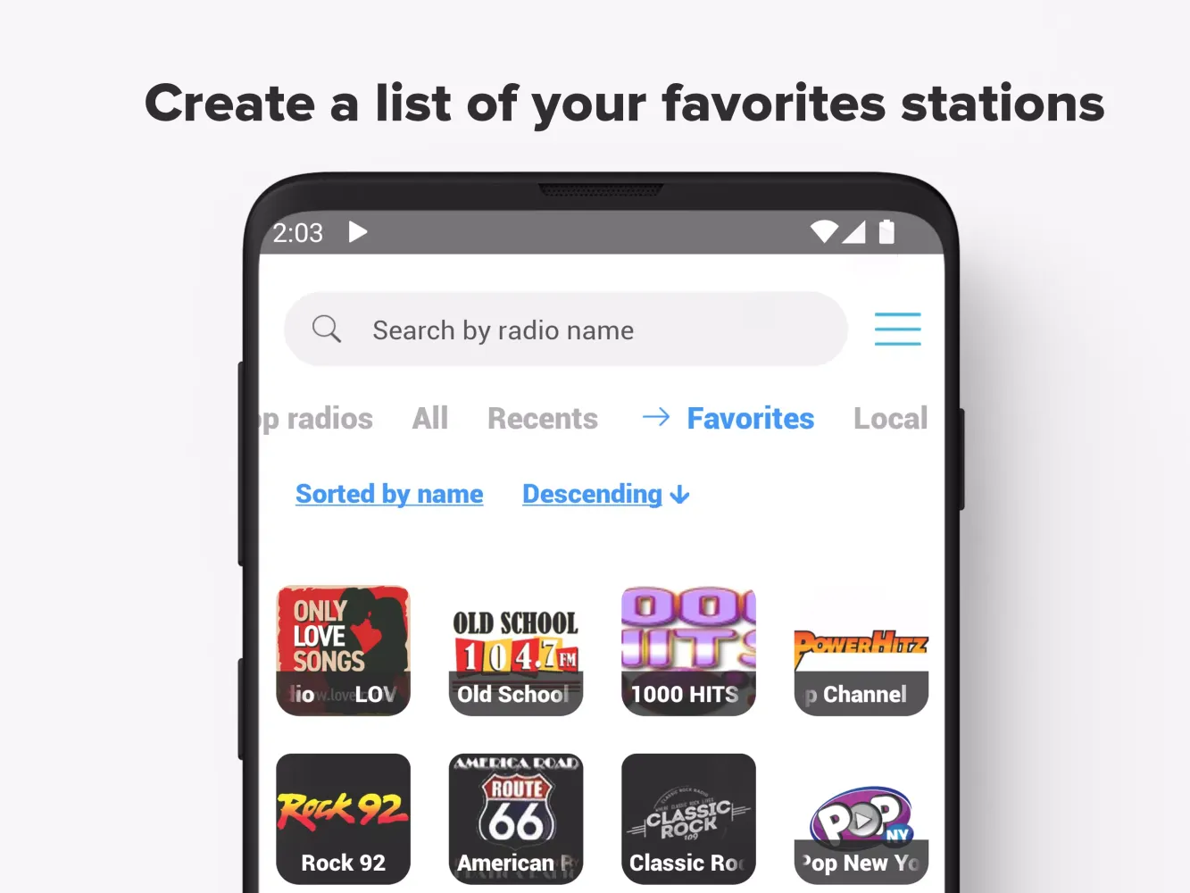 Radio USA - Online Radio App Screenshots