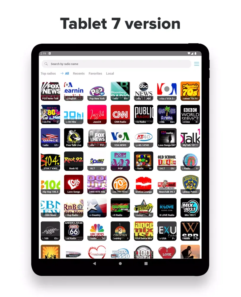 Radio USA - Online Radio App Screenshots