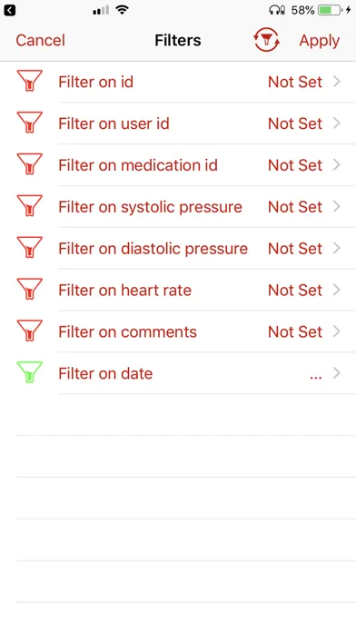 MyBloodPressure سکرین شاٹس