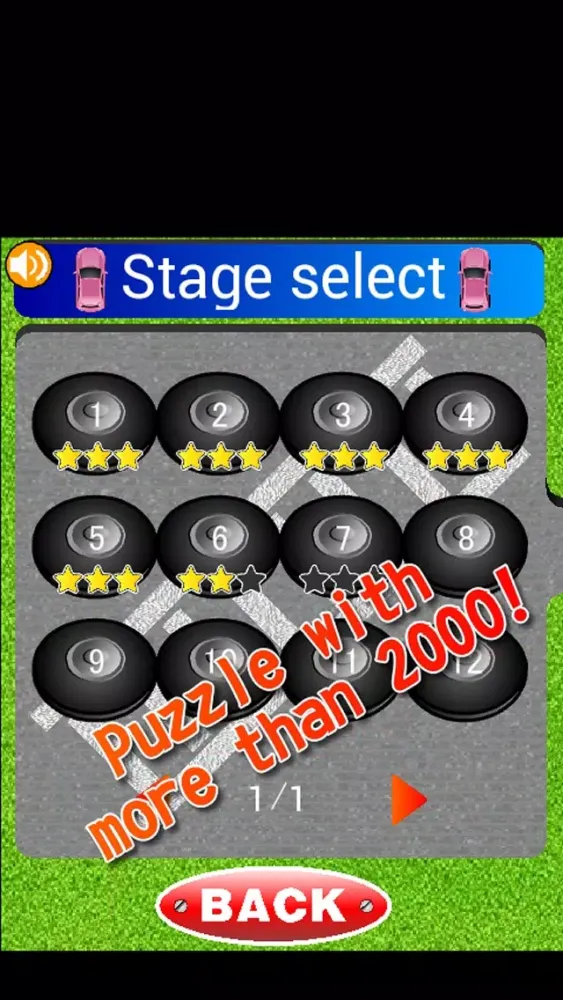 Ảnh chụp màn hình của Parking Block Master:The attempt to escape to the exit to move the automobiles!free simple sliding cars block puzzle game.Driving my car?