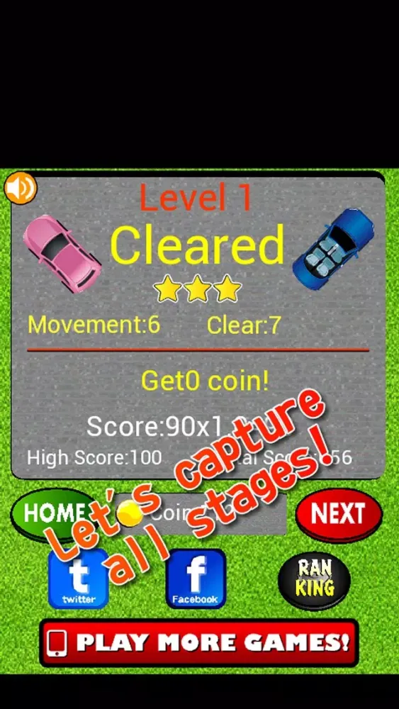 Ảnh chụp màn hình của Parking Block Master:The attempt to escape to the exit to move the automobiles!free simple sliding cars block puzzle game.Driving my car?