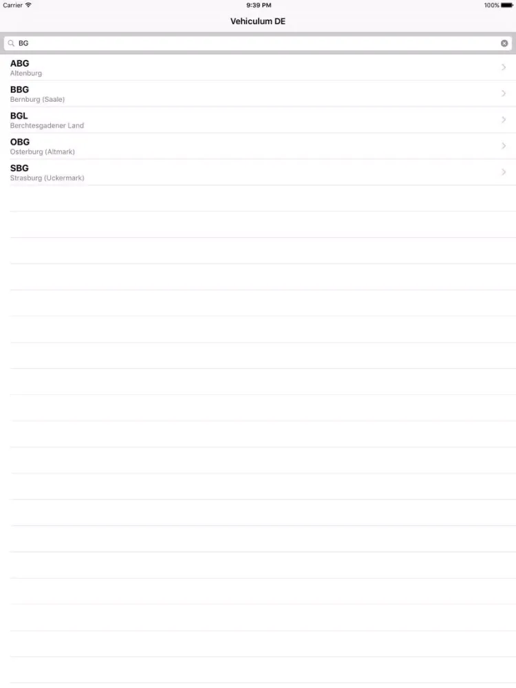 Vehiculum DE free iPad  Screenshots