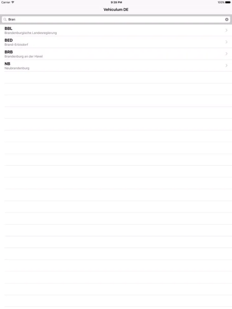 Vehiculum DE free iPad  Screenshots