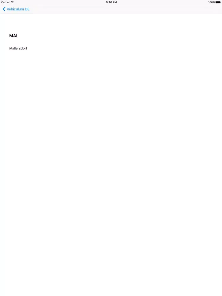 Vehiculum DE free iPad  Screenshots