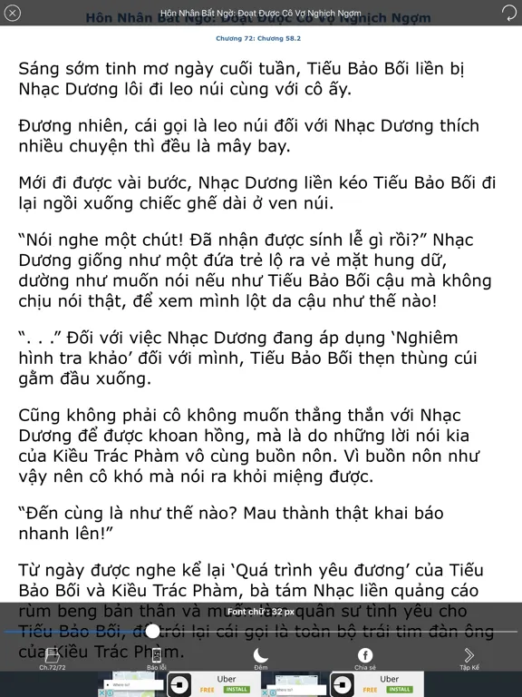 Tangkapan skrin Ngôn Tình Full - Hay - Truyen Ngon Tinh Offline iPad 