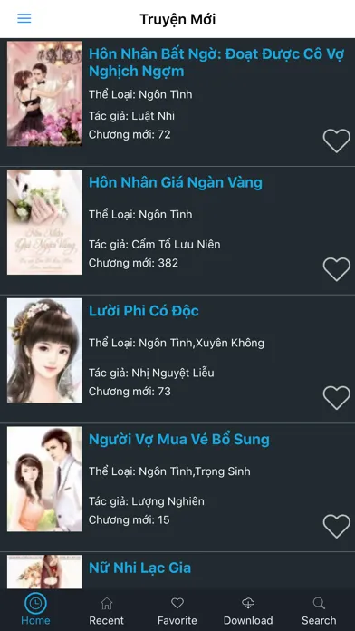 Tangkapan skrin Ngôn Tình Full - Hay - Truyen Ngon Tinh Offline