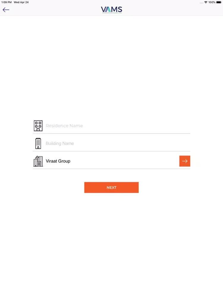 VAMS Residential Reception iPad 應用截圖