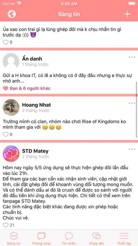 Screenshot di STD Matey