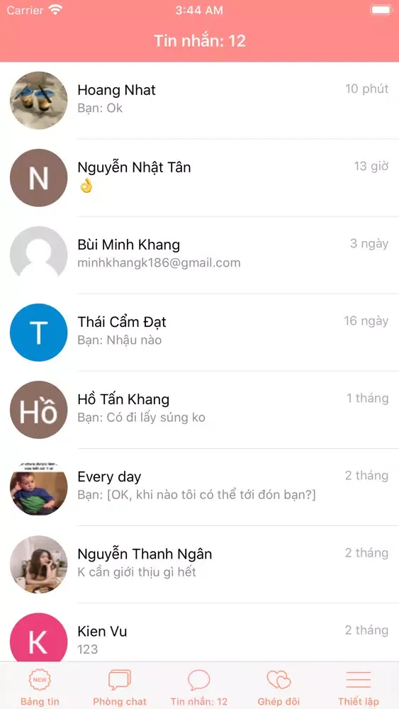 Screenshot di STD Matey