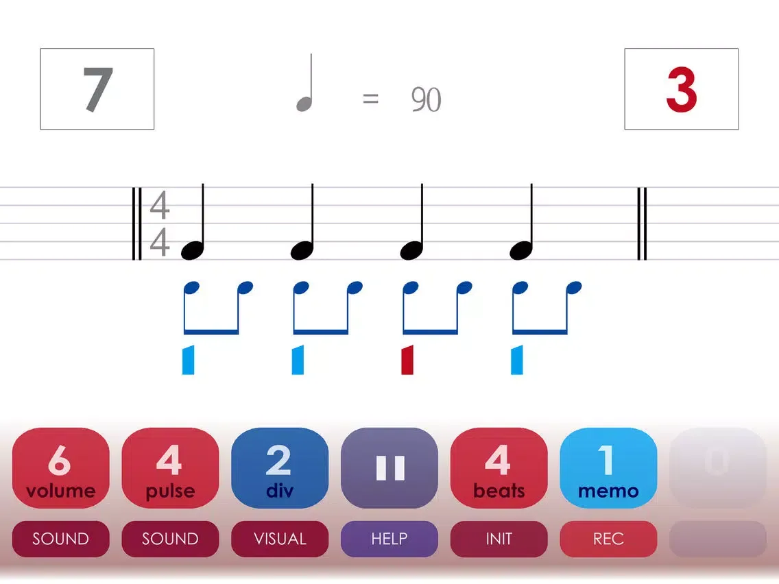 Once More – Smart Metronome iPad  स्क्रीनशॉट