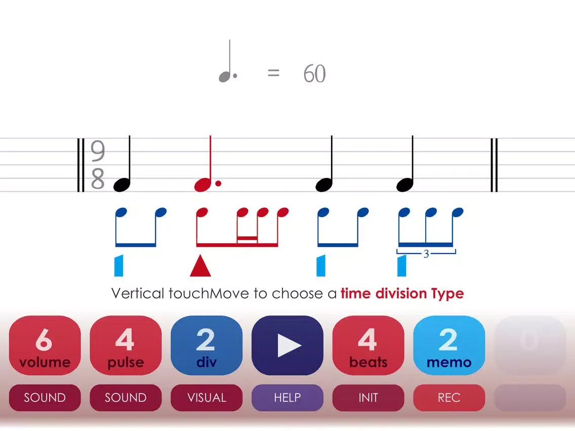 Once More – Smart Metronome iPad  स्क्रीनशॉट