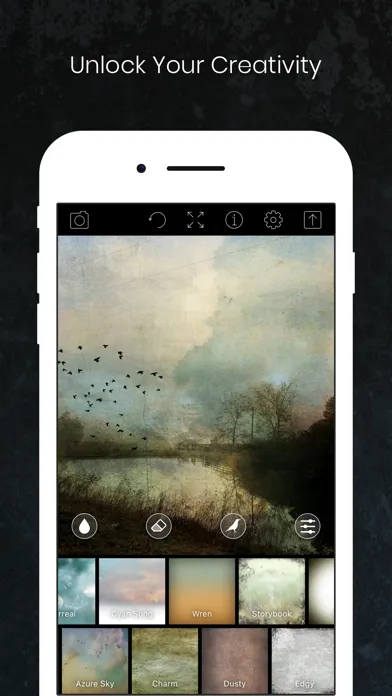 Tangkapan skrin Distressed FX