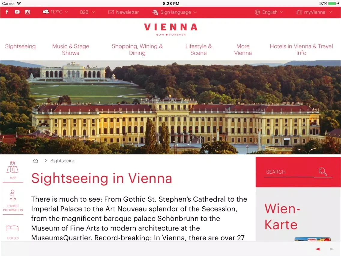 تصاویر vienna.info - the official Vienna travel guide iPad 