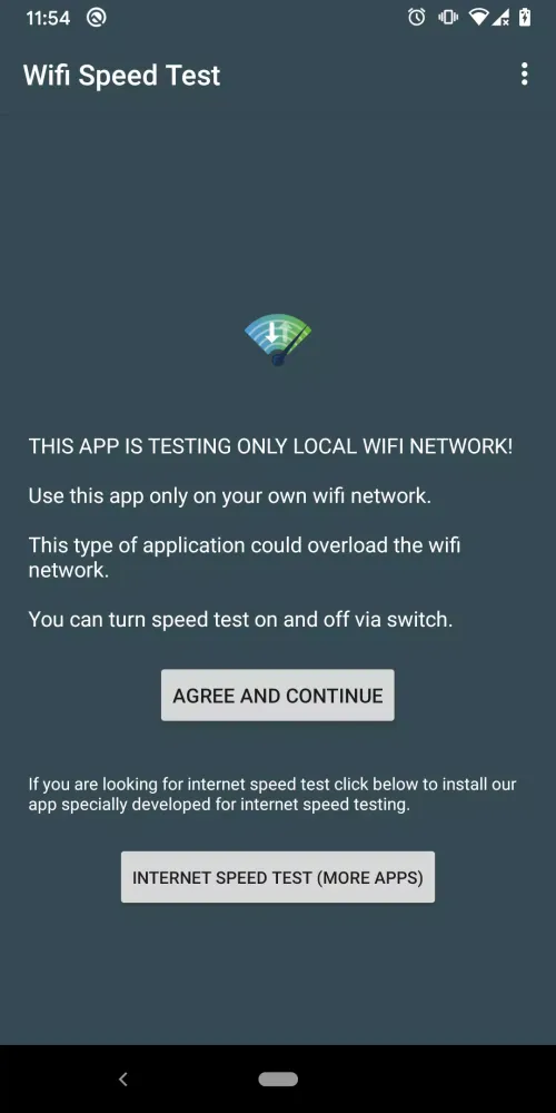 Captures d'écran de Wifi Speed Test