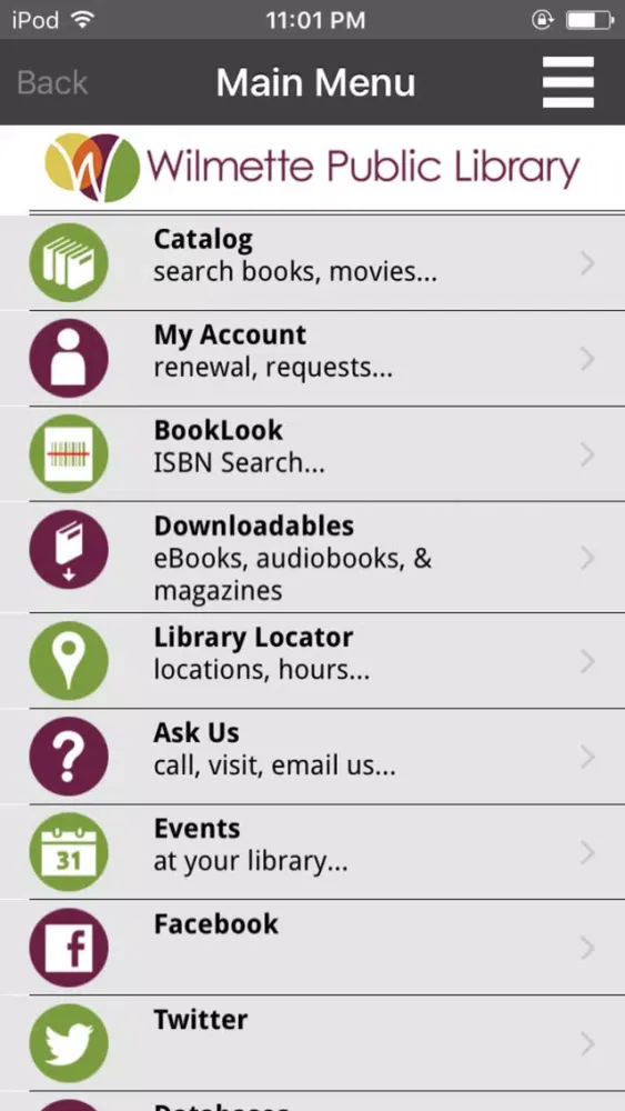 Screenshot di Wilmette Public Library
