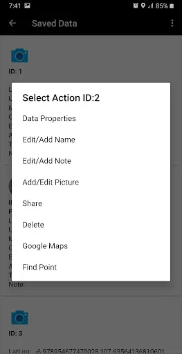 Screenshot di MGRS UTM GPS