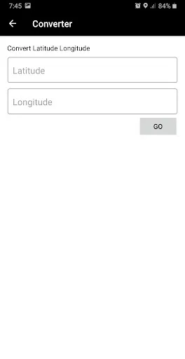 Screenshot di MGRS UTM GPS